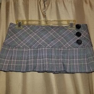 Dess Plaid Mini Skirt